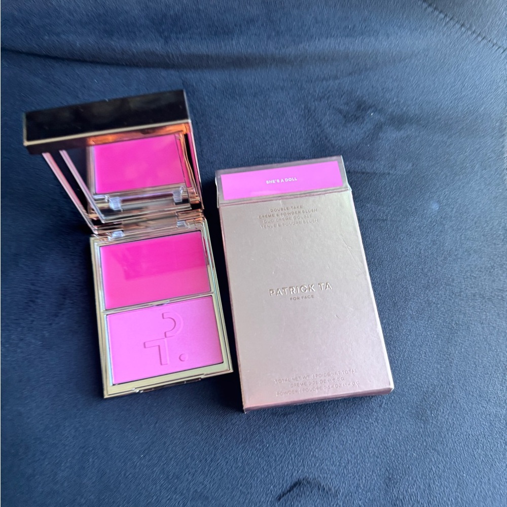 Patrick Ta Crème & Powder Blush - Vibrant Pink